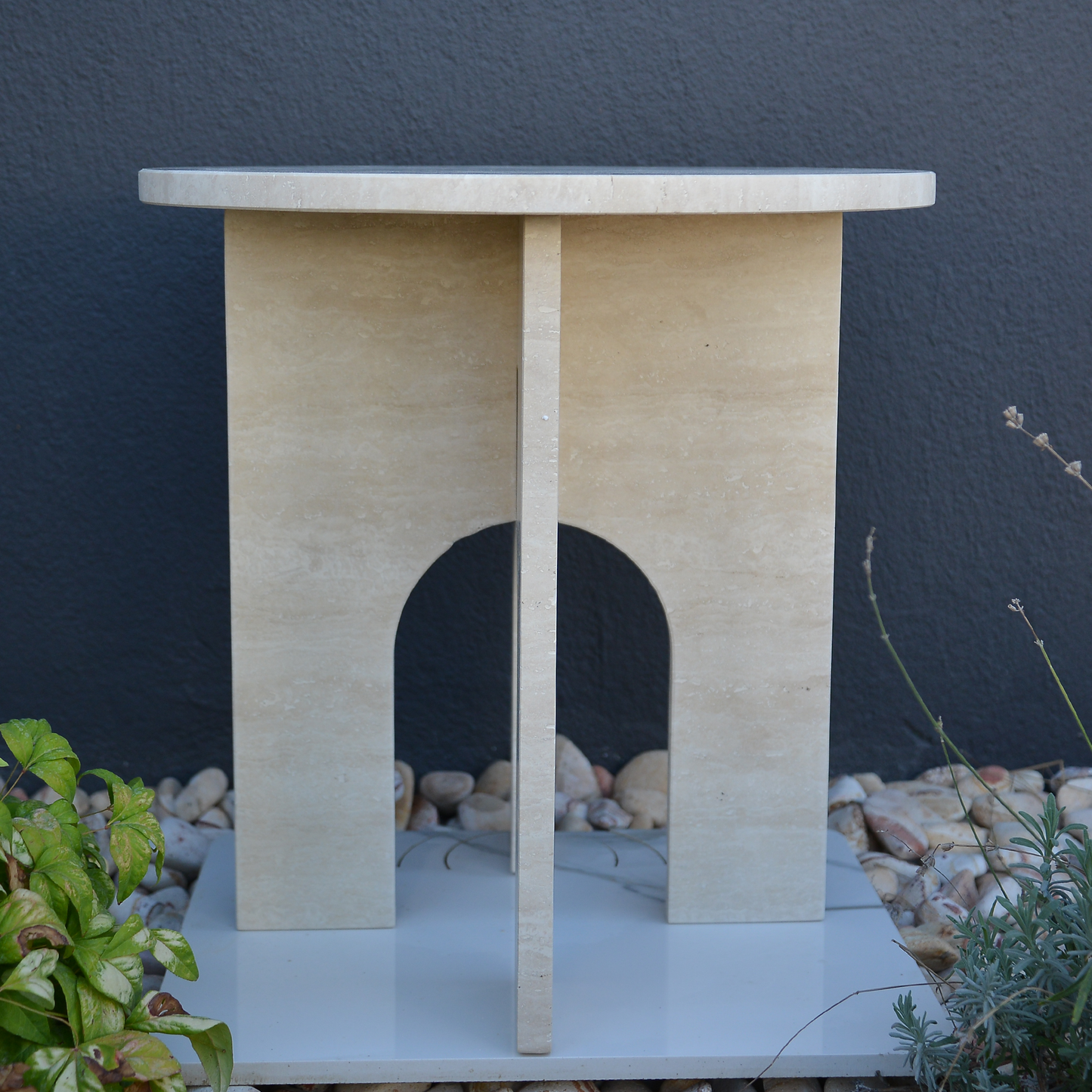 Travertine Marble Coffee Table