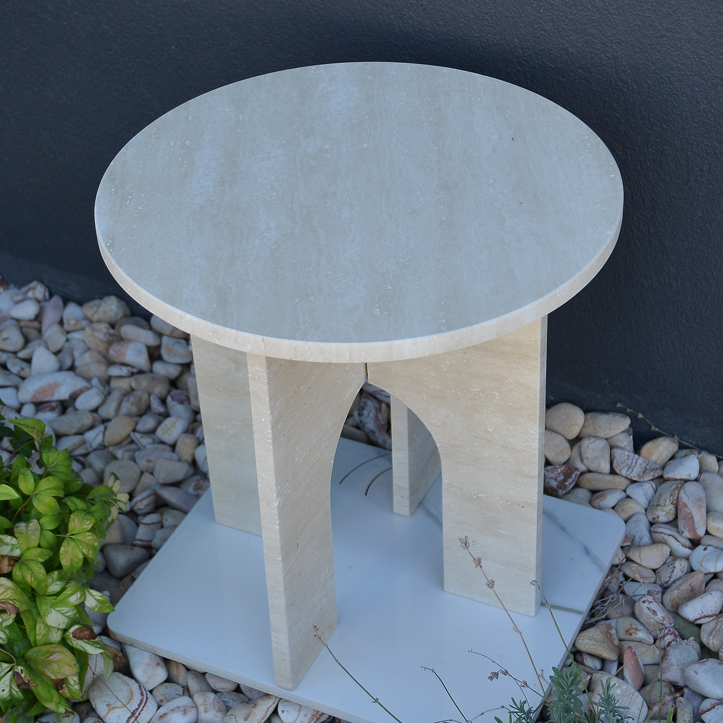 Travertine Marble Coffee Table