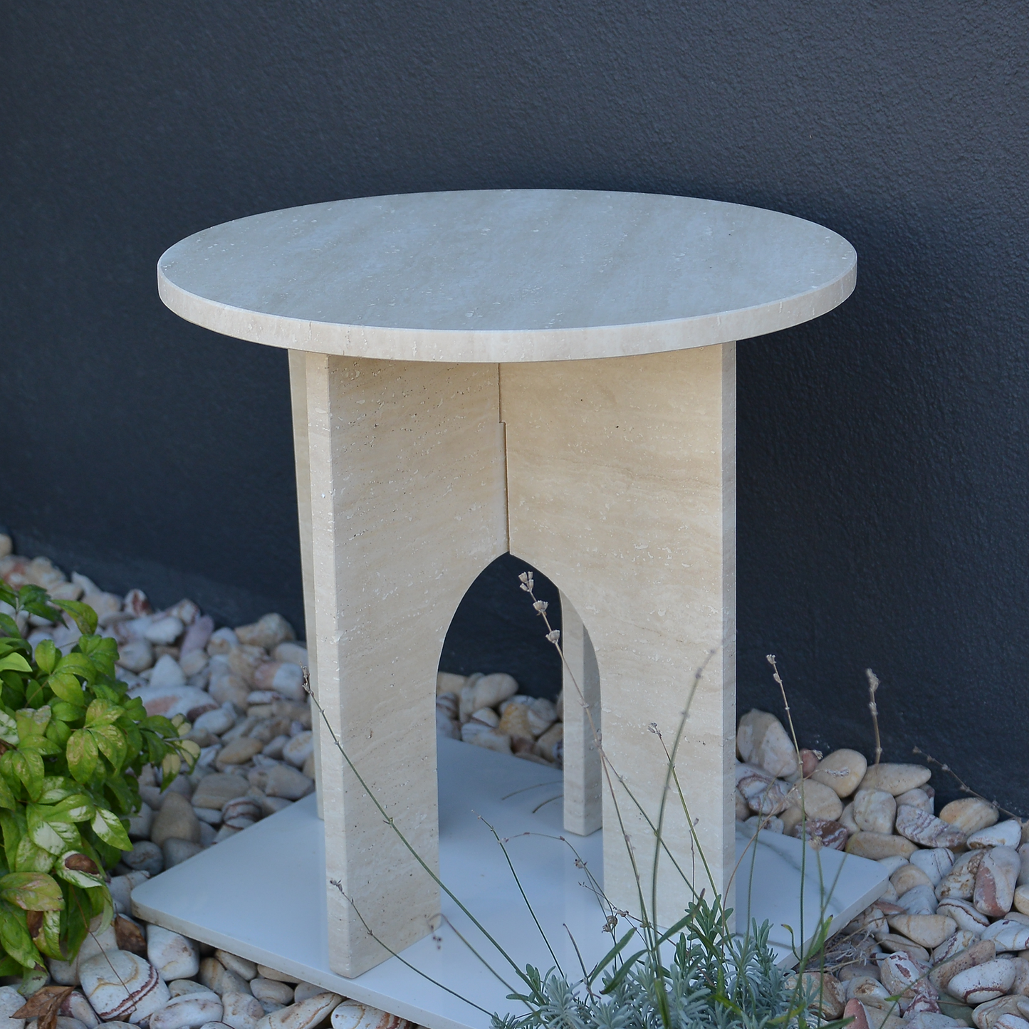 Travertine Marble Coffee Table