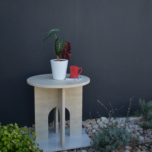 Travertine Marble Coffee Table